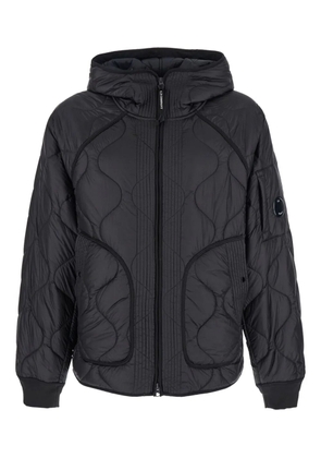 C.P. Company quilted hooded jacket - Black