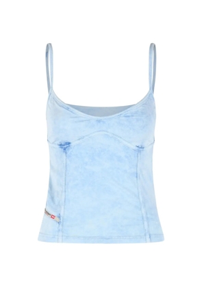 Diesel thin straps washed tank top - Blue