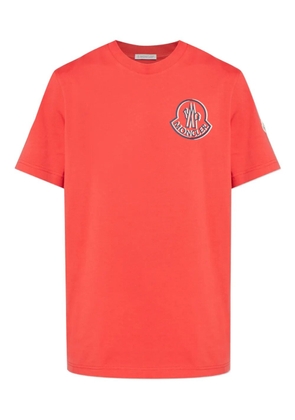 Moncler logo-printed cotton T-shirt - Red