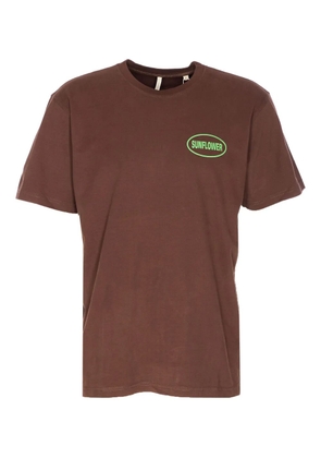 Sunflower logo print T-shirt - Brown