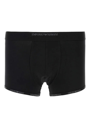 Emporio Armani cotton boxer - Black
