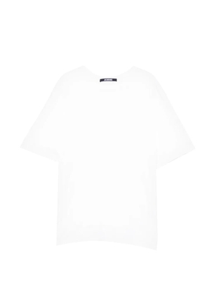Jacquemus pleated T-shirt - White