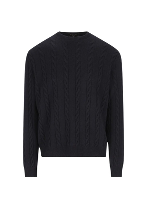 Loro Piana cable-knit sweater - Blue