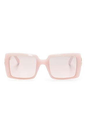Moncler Eyewear Promenade rectangle-frame sunglasses - Pink