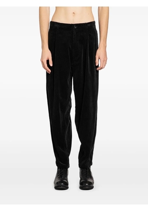 Y-3 side-zip trousers - Black