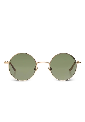 VALENTINO GARAVANI EYEWEAR round-frame sunglasses - Gold
