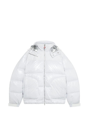 Casablanca padded hooded coat - White