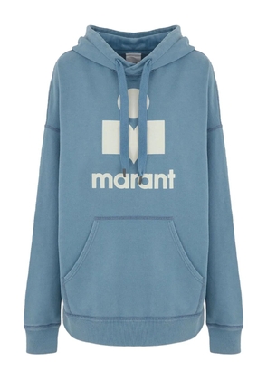 VALENTINO GARAVANI EYEWEAR logo-print hoodie - Blue