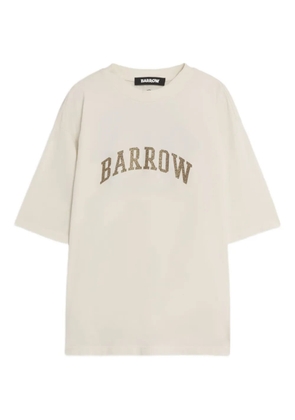 BARROW logo-print T-shirt - Neutrals