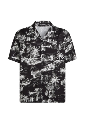 Karl Lagerfeld vacances print shirt - Black
