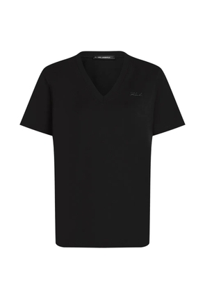 Karl Lagerfeld V-neck T-shirt - Black