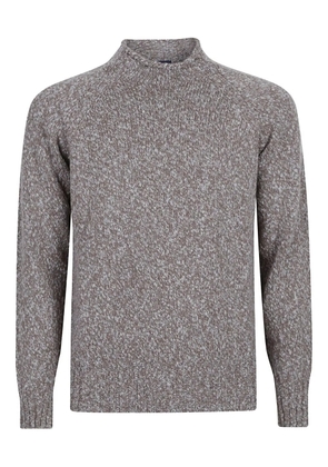 Drumohr mock-neck raglan-sleeve sweater - Grey