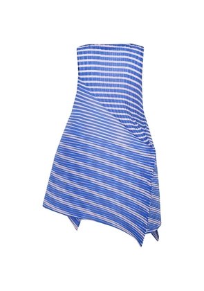 Issey Miyake striped dress - Blue