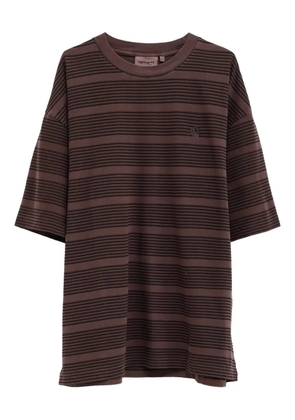 Carhartt WIP striped T-shirt - Brown