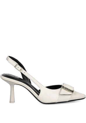 DKNY buckle-detail sling back pumps - Neutrals