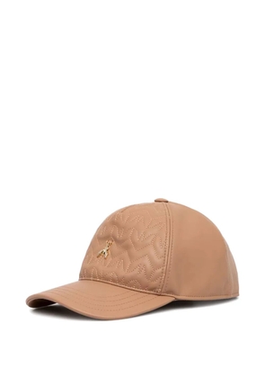 Patrizia Pepe logo-plaque baseball cap - Brown