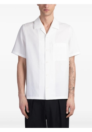 Attachment short sleeve shirt - White
