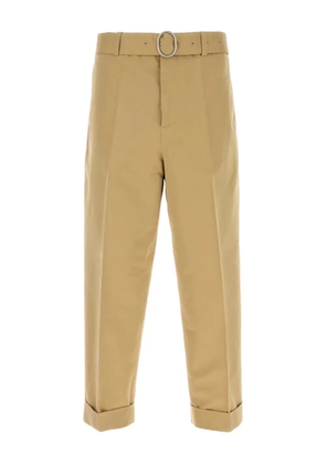Jil Sander belted chinos - Neutrals