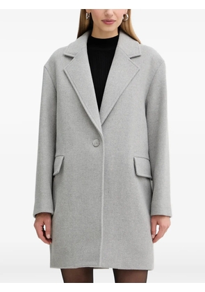 BOSS Calesara button-fastening coat - Grey