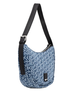 Karl Lagerfeld Jeans monogram shoulder bag - Blue
