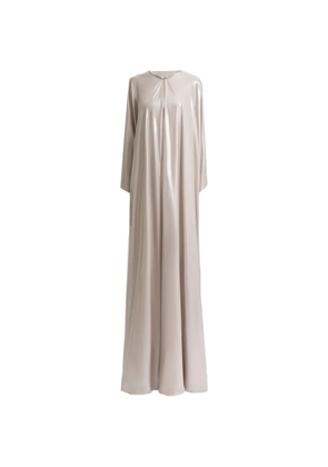 Gemy Maalouf draped dropped-down back maxi dress - Neutrals