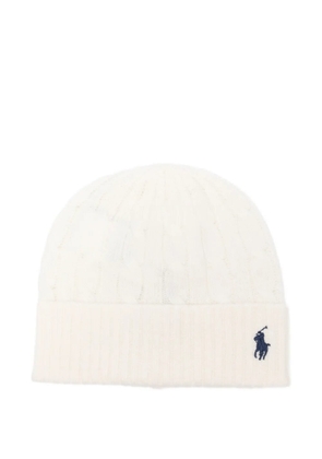 Polo Ralph Lauren cable-knit beanie hat - Neutrals