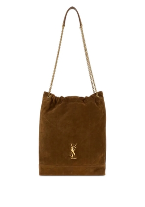 Saint Laurent Jamie Pochon quilted shoulder bag - Brown