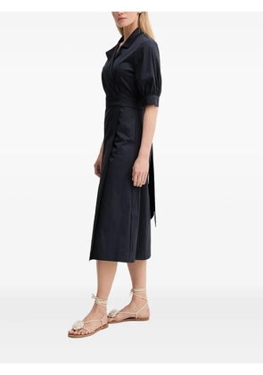 MUNTHE Bobula midi wrap dress - Blue