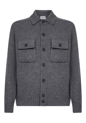 D4.0 buttoned wool cardigan - Grey