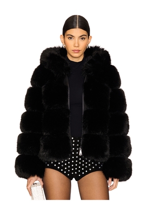 Adrienne Landau The Landau Hoodie in Black. Size M. Also in S, XS.