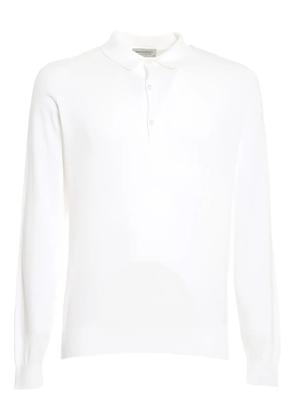 John Smedley cotton polo shirt - White
