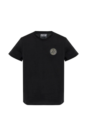 Versace Jeans Couture logo-patch T-shirt - Black
