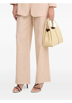 Armani Exchange elastic-waist straight trousers - Pink