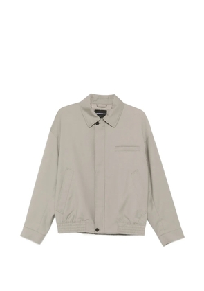 Emporio Armani collar virgin wool jacket - Neutrals