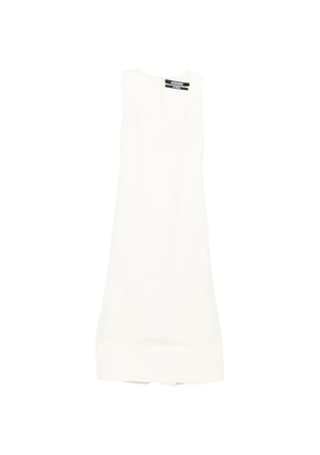 Jacquemus square neck midi dress - Neutrals
