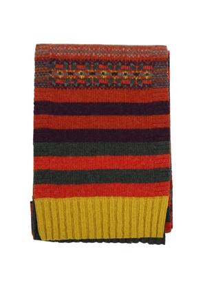 Eribé striped scarf - Red