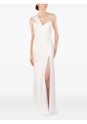 IMROSKA Imroska 19 pleated draped maxi dress - Neutrals