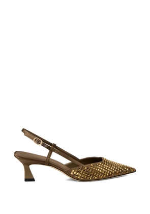 Stuart Weitzman Vinnie Radiant slingback heeled pumps - Brown