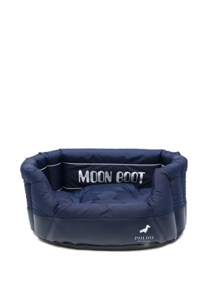 Moon Boot x Poldo Dog Couture logo-print dog bed - Blue