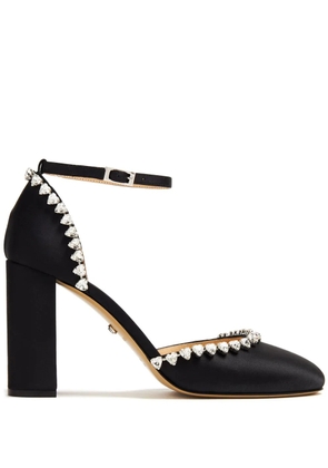 MACH & MACH Audrey 95mm satin pumps - Black