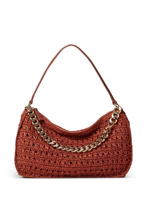 TWINSET woven chain shoulder bag - Brown