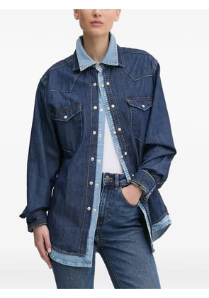 Desigual western-style denim shirt - Blue