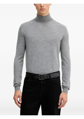 Karl Lagerfeld turtleneck logo sweater - Grey