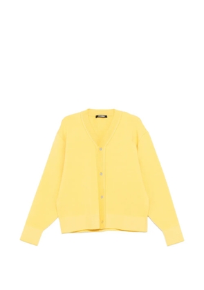 Jacquemus Doppio V-neck button-fastening cardigan - Yellow