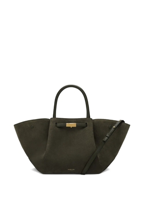 DeMellier midi New York suede tote bag - Green