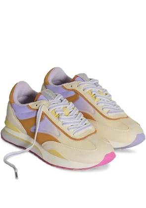 Hoff panelled lace-up sneakers - Neutrals