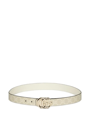 Gucci GG marmont reversible belt - Neutrals
