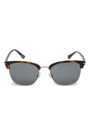 MONT BLANC EYEWEAR browline sunglasses - Brown