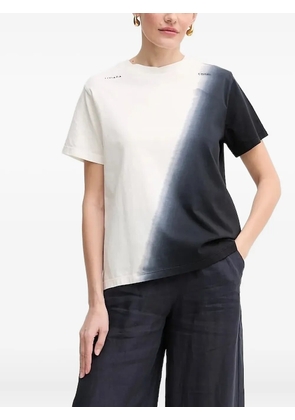 Liviana Conti dip-dye short-sleeve top - White