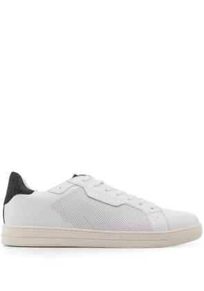 Michael Kors Keating perforated-panel sneakers - White